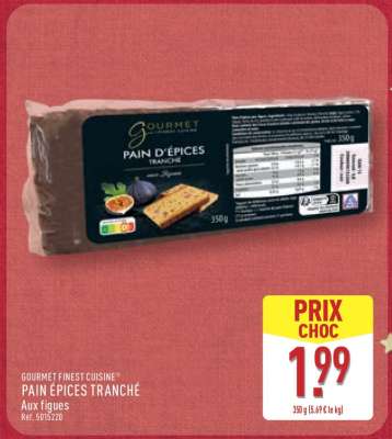 Pain d'épices Tranché