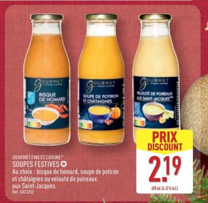 GOURMET FINEST CUISINE SOUPES FESTIVES