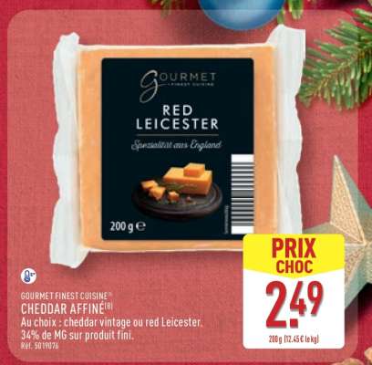 GOURMET FINEST CUISINE® CHEDDAR AFFINÉ