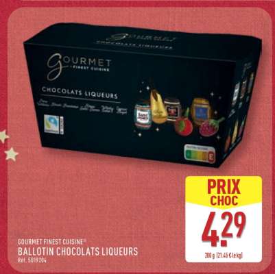 GOURMET FINEST CUISINE® BALLOTIN CHOCOLATS LIQUEURS