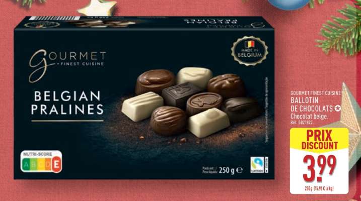 GOURMET FINEST CUISINE BALLOTIN DE CHOCOLATS