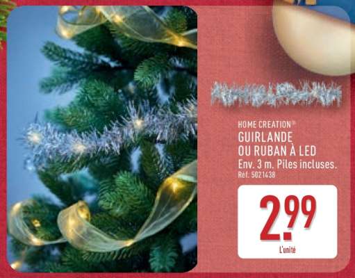 HOME CREATION® GUIRLANDE OU RUBAN À LED