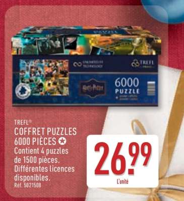 TREFL COFFRET PUZZLES 6000 PIÈCES