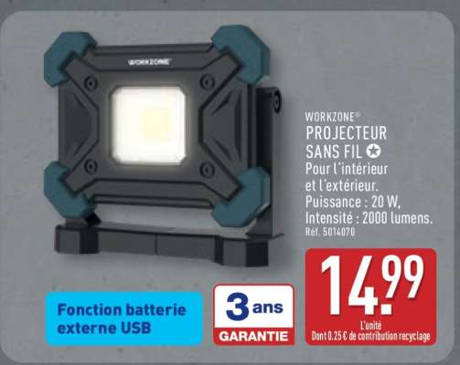 PROJECTEUR SANS FIL