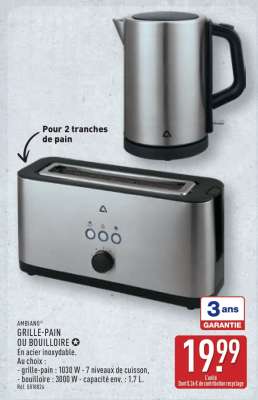 GRILLE-PAIN OU BOUILLOIRE