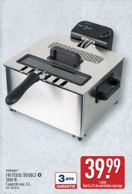 FRITEUSE DOUBLE