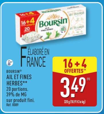 Boursin Ail et Fines Herbes