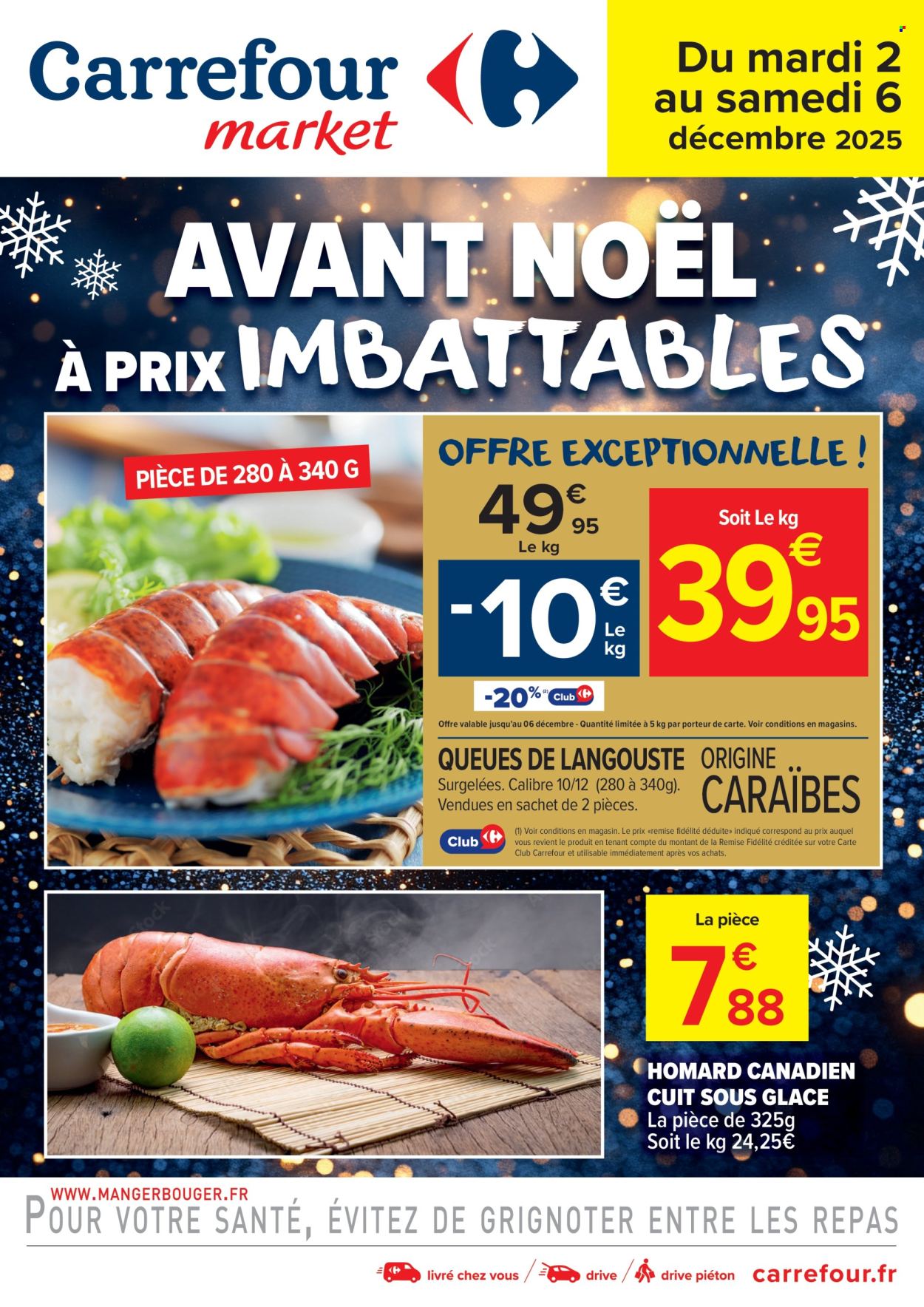 Catalogue Carrefour Market - 02/12/2025 - 06/12/2025. Page 1