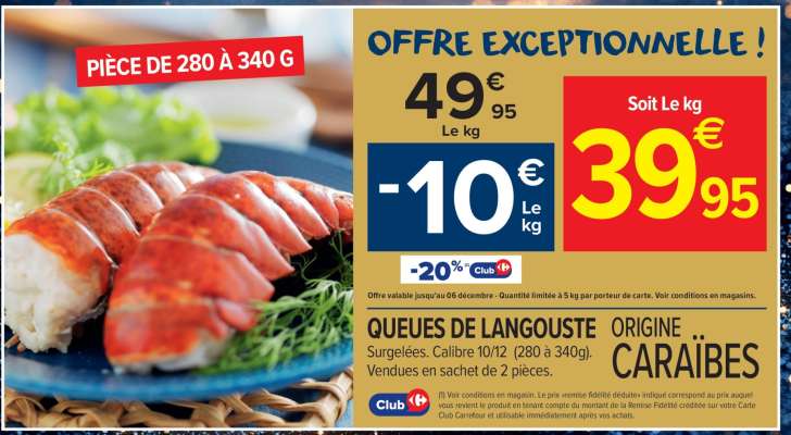 QUEUES DE LANGOUSTE