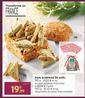 PAIN SURPRISE DE NOËL