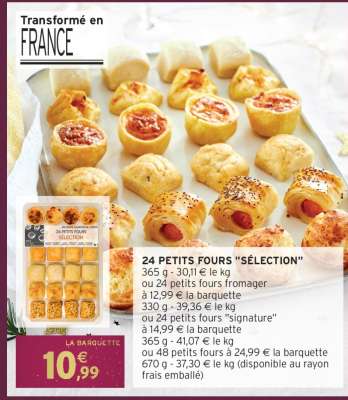 24 petits fours sélection