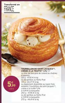 TOURBILLON DE SAINT-JACQUES, CRÈME À LA TRUFFE