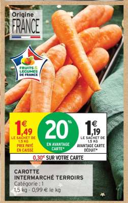 CAROTTE INTERMARCHÉ TERROIRS