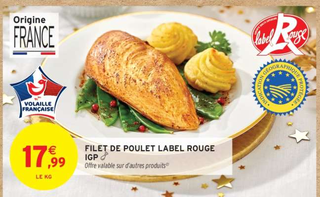 FILET DE POULET LABEL ROUGE IGP