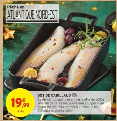 DOS DE CABILLAUD