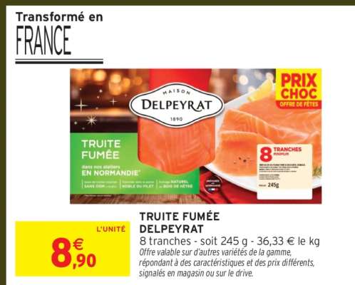 Truite Fumée Delpeyrat