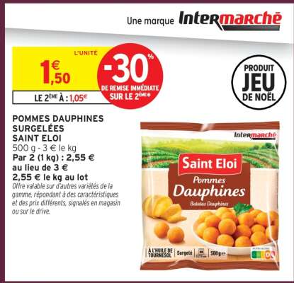 POMMES DAUPHINES SURGELÉES SAINT ELOI