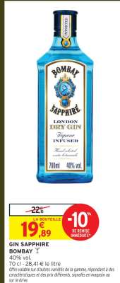 GIN SAPPHIRE BOMBAY