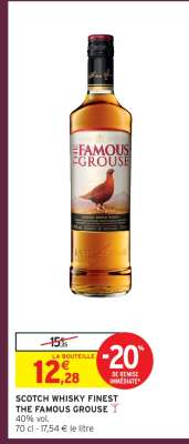 SCOTCH WHISKY FINEST THE FAMOUS GROUSE