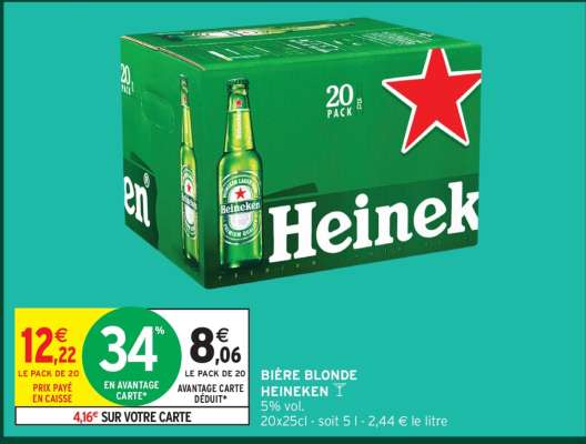 Bière Blonde Heineken*