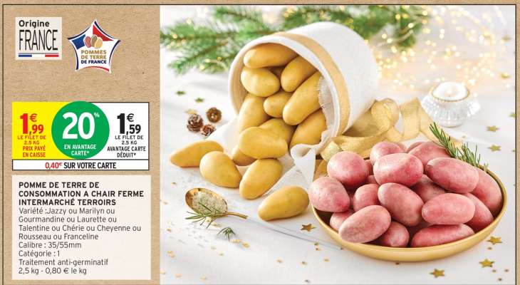 POMME DE TERRE DE CONSOMMATION À CHAIR FERME