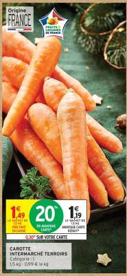 CAROTTE INTERMARCHÉ TERROIRS