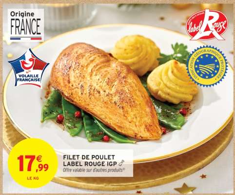 FILET DE POULET LABEL ROUGE IGP