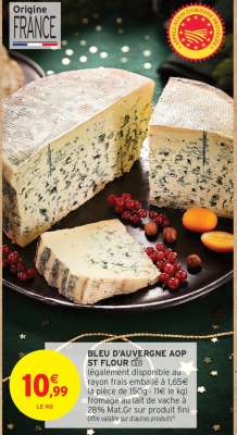 BLEU D'AUVERGNE AOP ST FLOUR