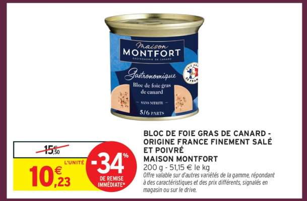 Bloc De Foie Gras De Canard