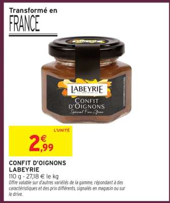 CONFIT D'OIGNONS LABEYRIE