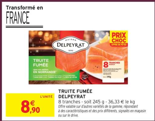 Truite Fumée Delpeyrat