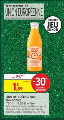 JUS DE CLÉMENTINE INNOCENT