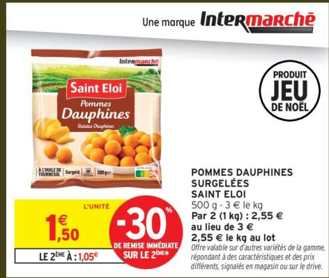 POMMES DAUPHINES SURGELÉES SAINT ELOI