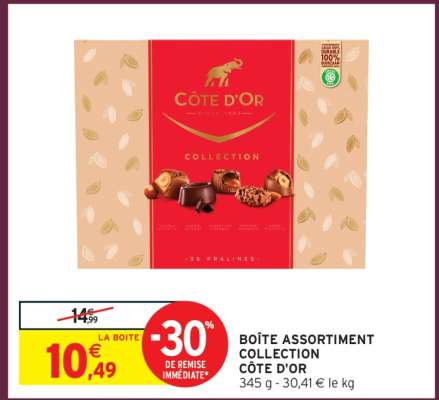 BOÎTE ASSORTIMENT COLLECTION CÔTE D'OR