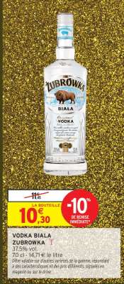VODKA BIALA ZUBROWKA