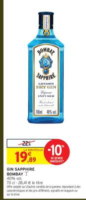 GIN SAPPHIRE BOMBAY