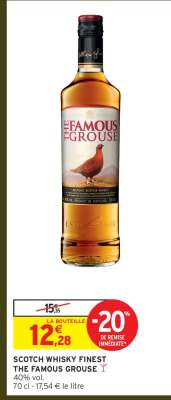 SCOTCH WHISKY FINEST THE FAMOUS GROUSE