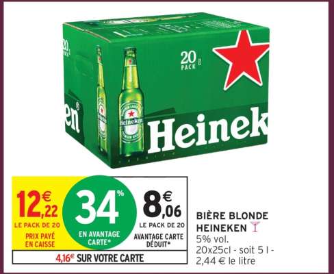 Bière Blonde Heineken*