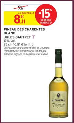 Pineau des Charentes Blanc Jules Gautret