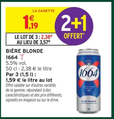 Bière Blonde 1664
