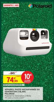 Appareil Photo Instantanée Go Generation 2 Blanc Polaroid