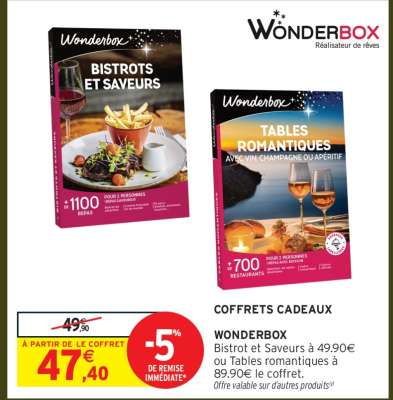 WONDERBOX COFFRETS CADEAUX
