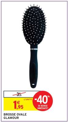 Brosse Ovale Glamour
