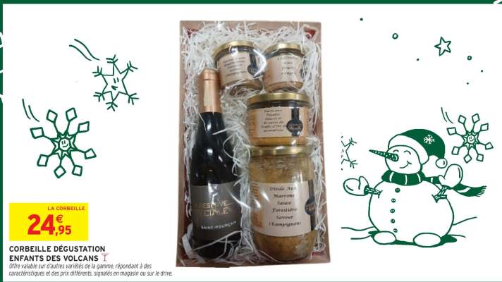 CORBEILLE DÉGUSTATION ENFANTS DES VOLCANS