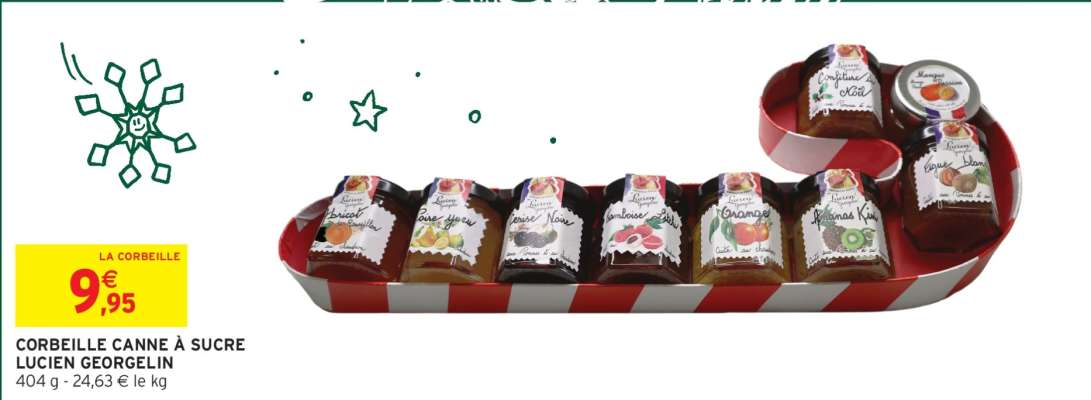 CORBEILLE CANNE À SUCRE 'LUCIEN GEORGELIN'