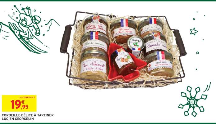 CORBEILLE DÉLICE A TARTINER LUCIEN GEORGELIN