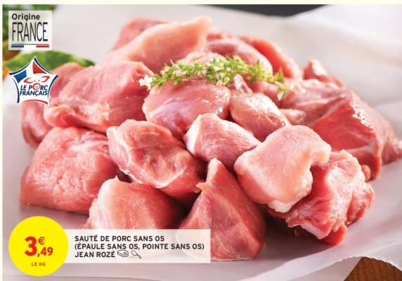 SAUTÉ DE PORC SANS OS