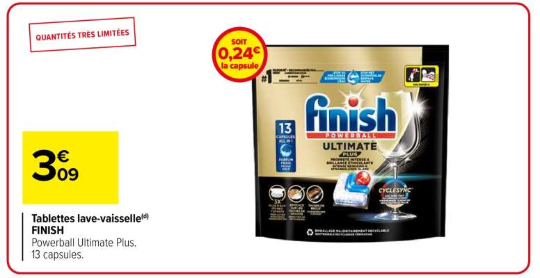 Tablettes Lave Vaisselle Finish