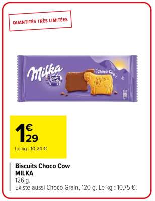 Biscuits Choco Cow MILKA