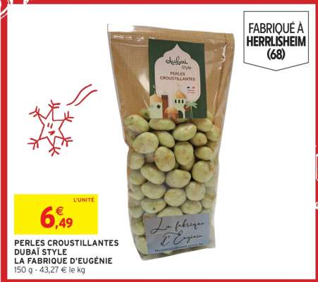 PERLES CROUSTILLANTES DUBAÏ STYLE